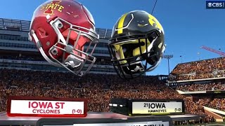 Iowa State vs Iowa CFB On CBS IntroTheme  2024 College Football [upl. by Redienhcs]