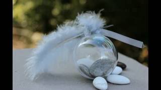 boule plexi pour dragees mariage baptême pas cher [upl. by Nuawed]