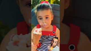 Ice cream challenge 😱😱😱😱💃💃💃👉🤣🥰 funny comedy icecream [upl. by Malinde]