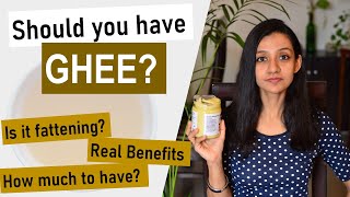 GHEE  REAL HEALTH BENEFITS and HOW MUCH GHEE to Eat per day [upl. by Zetnod]