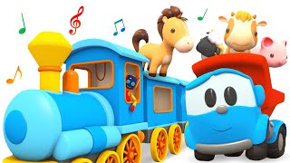 🔴Cante com Léo o caminhão Desenhos animados com música Animação infantil [upl. by Nairret]