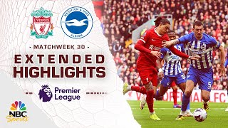 Liverpool v Brighton  PREMIER LEAGUE HIGHLIGHTS  3312024  NBC Sports [upl. by Llenreb890]