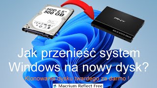 jak przenieść system Windows na nowy dysk   klonowanie hdd ssd [upl. by Einhoj314]