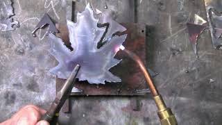 Cutting Copper with the OxygenAcetylene Torch [upl. by Analart]