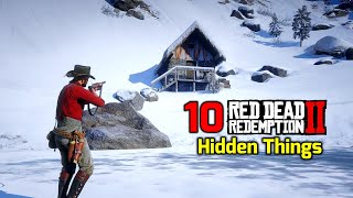 10 Hidden Things That Players Missed in Red Dead Redemption 2 [upl. by Ltsyrk]