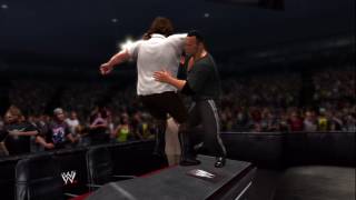 WWE 13 PS3 Mankind Part 4 The Rock vs Mankind [upl. by Ilahsiav]