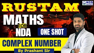 Complex Number  NDA Maths  RUSTAM Series  By Prashant Sir nda nda2024 defence [upl. by Atsylac]