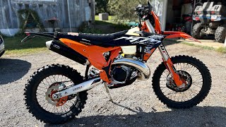 Trail and Sand Pit riding on the 2025 KTM 300 XCW HARDENDURO [upl. by Middlesworth]