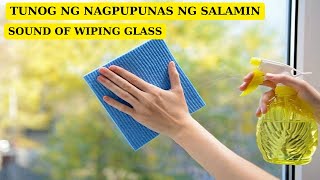 Tunog ng NAGPUPUNAS NG SALAMIN  Sound of WIPING GLASS [upl. by Oirad]