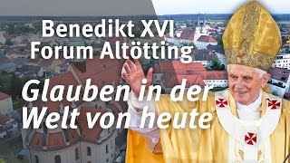 Benedikt XVI Forum in Altötting Glauben in der Welt von Heute Prof Dr Weimann  11072024 [upl. by Reffotsirhc]