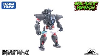 TakaraTomy Transformers MP32 Masterpiece OPTIMUS PRIMAL Video Review [upl. by Anaicilef239]