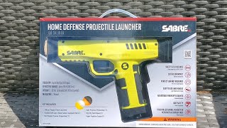 The Sabre pepper projectile launcher  First impressions and Testing Honest Review [upl. by Lengel296]