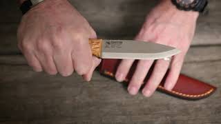 Casström Lars Fält Knife  Knife for your next wilderness trip [upl. by Llenreb]