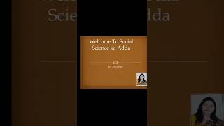 Welcome you all to Social science ka Adda  Lets find out how this channel can help you out [upl. by Letnuahs]