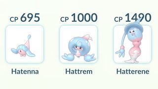 using Hatenna Hattrem Hatterene Evolutionary Line in Pokemon GO [upl. by Chapel]