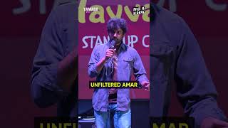 Unfiltered Amar Promo Reel shortsvideo ytshorts youtubeshorts standupcomedy mickikirkiri [upl. by Sedgewinn]