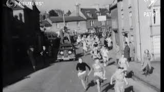 Pancake race at Olney 1951 [upl. by Arney]