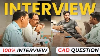 RVM CAD  Company ने लिया Interview  CAD Design Interview at RVM CAD  Design Role  Mechanical [upl. by Pollock]