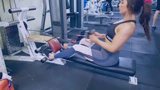 Back workout with Sarah Sbisa at Dohertys Gym City [upl. by Stacee]