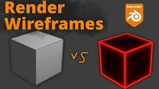 Blender  Different Ways to Render Wireframes [upl. by Elvis793]