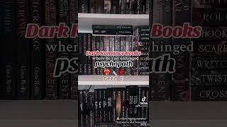 Dark Romance Books Where He’s an Unhinged Psychopath  Part 2 darkromancebooks booktok booktube [upl. by Lyrrehs]