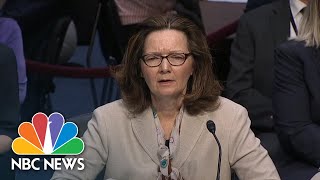 Gina Haspel I Supported Destruction Of Interrogation Tapes To Eliminate Security Risk  NBC News [upl. by Munroe123]