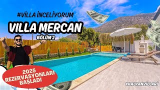 Villa İnceliyorum Antalya Kalkanda Balayı Tatiline Uygun Villa Mercan  villatatili kalkantatil [upl. by Amaral]