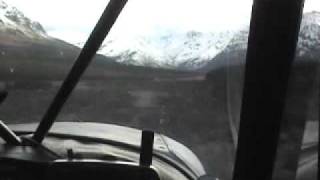 Alaskan Bush Flight into Woods River Hunting Camp  Midnight Sun Safaris Sept 2007 [upl. by Ynnub]