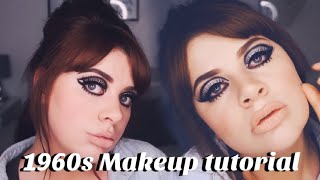 1960S HAIR AND MAKEUP TUTORIAL  MAKEUP SERIES [upl. by Althee488]