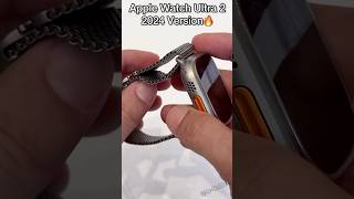 Apple Watch Ultra 2 with Titanium Milanese Band First Look amp Review🖤 shorts trending apple tech [upl. by Ardiek]