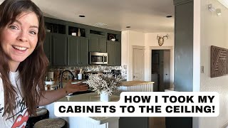 How I Took My Cabinets To The Ceiling [upl. by Steffen960]