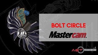 How to Draw points amp Create a Bolt Circle on desktop organizer on own Bolt Circle  Mastercam [upl. by Enetsirhc]