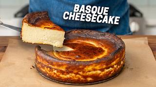 Burnt Basque Cheesecake Easier and Better Than New York Style [upl. by Dwan]