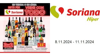 Ofertas Soriana MX del 8 al 11 de noviembre del 2024 [upl. by Ardeed921]