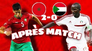 MAROC vs SOUDAN LIVE APRÈS MATCH [upl. by Mikael]