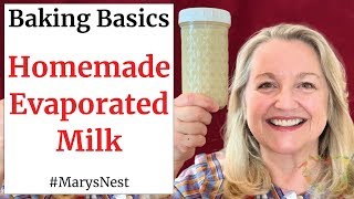 How to Make Evaporated Milk  Baking Basics [upl. by Valiant700]