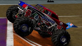 Crashes And Saves 13 I BeamNGDrive Monster Jam [upl. by Siraval]