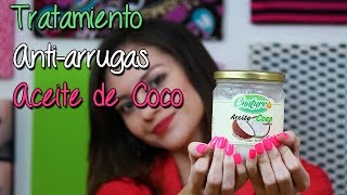 Tratamiento Antiarrugas Casero  con Aceite de Coco  Crema para las Arrugas  Catwalk [upl. by Klepac]