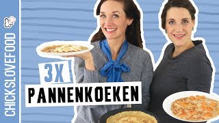 ZO MISLUKKEN JE PANNENKOEKEN NOOIT  3 VARIANTEN KLASSIEK SPELT amp HAVERMOUT  CHICKSLOVEFOOD [upl. by Kcirddet183]