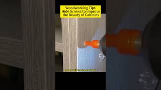 Woodworking Tips Hide Screws to Improve the Beaut lifetips diy handdrill lifetipsforyou gadget [upl. by Nolahs814]