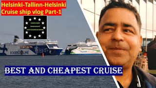 Sailing the Baltic Sea A Cruise from Helsinki to Tallinn  ship part 1 [upl. by Ramak]