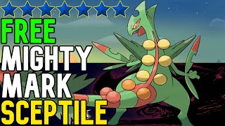 FREE 7 Raid Mighty Mark Sceptile  Pokémon Scarlet and Violet [upl. by Yhtur]