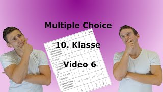 Multiple Choice 10 Klasse  Teil 6Lösung [upl. by Spaulding]