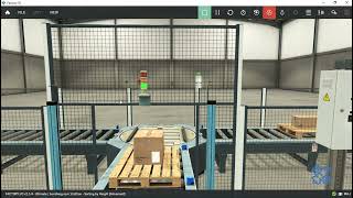 Sorting by Height Factory IO with WinSPSS7  PLC Programming [upl. by Scheers586]