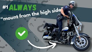 EASY Height Hacks for HEAVY Bikes Motor Officer Explains [upl. by Mirisola]