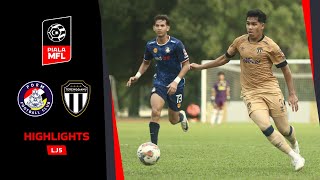 PDRM FC 12 Terengganu FC II  LJ5  Highlights Piala MFL 2023 [upl. by Nbi176]