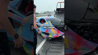 Streamer CRASHES McLaren [upl. by Chalmers]