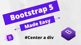 The easiest way to center Div using Bootstrap Flex HTML amp CSS [upl. by Dysart]