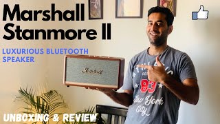 marshall stanmore II Review  Best Bluetooth Speaker 2020  Vintage Luxurious Speaker unboxing [upl. by Averat]