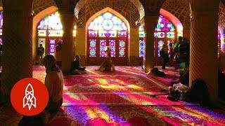 Step Inside Iran’s Kaleidoscopic Mosque [upl. by Ilenna]